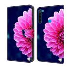 For Xiaomi Redmi Note 8 Crystal 3D Shockproof Protective Leather Phone Case(Pink Petals) - 1