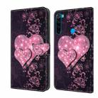 For Xiaomi Redmi Note 8 Crystal 3D Shockproof Protective Leather Phone Case(Lace Love) - 1