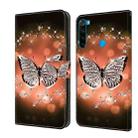For Xiaomi Redmi Note 8 Crystal 3D Shockproof Protective Leather Phone Case(Crystal Butterfly) - 1