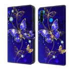 For Xiaomi Redmi Note 8T Crystal 3D Shockproof Protective Leather Phone Case(Diamond Butterfly) - 1