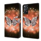 For Xiaomi Redmi Note 11 Pro 5G / 4G Global Crystal 3D Shockproof Protective Leather Phone Case(Crystal Butterfly) - 1