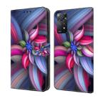 For Xiaomi Redmi Note 11 Pro 5G / 4G Global Crystal 3D Shockproof Protective Leather Phone Case(Colorful Flower) - 1