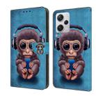 For Xiaomi Redmi Note 12 Pro+ Crystal 3D Shockproof Protective Leather Phone Case(Orangutan) - 1