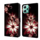 For Xiaomi Redmi Note 12 5G Global / Poco X5 Crystal 3D Shockproof Protective Leather Phone Case(Fantastic Flower) - 1