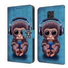 For Xiaomi Redmi Note 9 Pro Crystal 3D Shockproof Protective Leather Phone Case(Orangutan) - 1