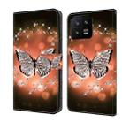 For Xiaomi 13 Crystal 3D Shockproof Protective Leather Phone Case(Crystal Butterfly) - 1