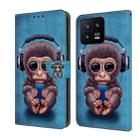 For Xiaomi 13 Crystal 3D Shockproof Protective Leather Phone Case(Orangutan) - 1