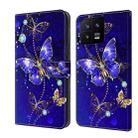 For Xiaomi 13 Crystal 3D Shockproof Protective Leather Phone Case(Diamond Butterfly) - 1