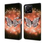 For Xiaomi 13T Pro Crystal 3D Shockproof Protective Leather Phone Case(Crystal Butterfly) - 1