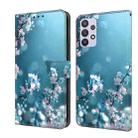 For Samsung Galaxy A32 5G Crystal 3D Shockproof Protective Leather Phone Case(Plum Flower) - 1