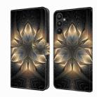 For Samsung Galaxy A34 5G Crystal 3D Shockproof Protective Leather Phone Case(Luminous Building) - 1