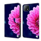 For Samsung Galaxy A53 Crystal 3D Shockproof Protective Leather Phone Case(Pink Petals) - 1