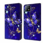 For Samsung Galaxy A53 Crystal 3D Shockproof Protective Leather Phone Case(Diamond Butterfly) - 1