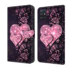 For Samsung Galaxy A71 4G Crystal 3D Shockproof Protective Leather Phone Case(Lace Love) - 1