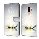 For Samsung Galaxy S9+ Crystal 3D Shockproof Protective Leather Phone Case(Light Lotus) - 1
