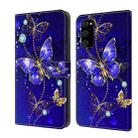 For Samsung Galaxy S20 FE Crystal 3D Shockproof Protective Leather Phone Case(Diamond Butterfly) - 1