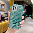For iPhone 13 Pro Laser Sequin Waves TPU Phone Case(Blue) - 3