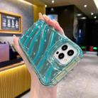 For iPhone 13 Pro Laser Sequin Waves TPU Phone Case(Blue) - 4