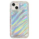 For iPhone 13 Laser Sequin Waves TPU Phone Case(Transparent) - 1