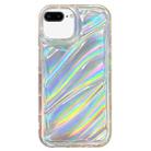 For iPhone 8 Plus / 7 Plus Laser Sequin Waves TPU Phone Case(Transparent) - 1
