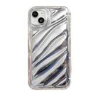 For iPhone 14 Plus Sequin Waves TPU Phone Case(Silver) - 1