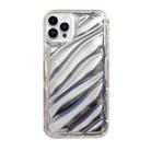 For iPhone 14 Pro Max Sequin Waves TPU Phone Case(Silver) - 1