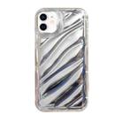 For iPhone 12 Sequin Waves TPU Phone Case(Silver) - 1