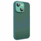 For iPhone 14 Plus All-inclusive TPU Edge Acrylic Back Phone Case with Lens Film(Green) - 1