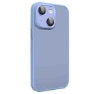 For iPhone 14 Plus All-inclusive TPU Edge Acrylic Back Phone Case with Lens Film(Sierra Blue) - 1