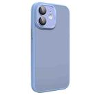 For iPhone 12 All-inclusive TPU Edge Acrylic Back Phone Case with Lens Film(Sierra Blue) - 1