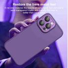 For iPhone 12 Pro All-inclusive TPU Edge Acrylic Back Phone Case with Lens Film(Deep Purple) - 6