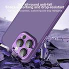 For iPhone 12 Pro All-inclusive TPU Edge Acrylic Back Phone Case with Lens Film(Deep Purple) - 7