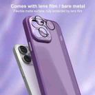 For iPhone 12 Pro All-inclusive TPU Edge Acrylic Back Phone Case with Lens Film(Deep Purple) - 8