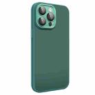 For iPhone 15 Plus All-inclusive TPU Edge Acrylic Back Phone Case with Lens Film(Green) - 1