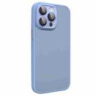 For iPhone 15 Pro Max All-inclusive TPU Edge Acrylic Back Phone Case with Lens Film(Sierra Blue) - 1