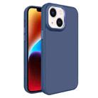 For iPhone 14 Plus All-inclusive TPU Edge Acrylic Back Phone Case(Navy Blue) - 1