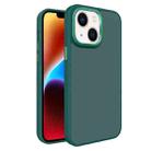 For iPhone 14 Plus All-inclusive TPU Edge Acrylic Back Phone Case(Green) - 1