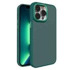 For iPhone 13 Pro Max All-inclusive TPU Edge Acrylic Back Phone Case(Green) - 1