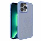 For iPhone 13 Pro Max All-inclusive TPU Edge Acrylic Back Phone Case(Sierra Blue) - 1