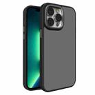 For iPhone 13 Pro Max All-inclusive TPU Edge Acrylic Back Phone Case(Black) - 1