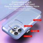 For iPhone 13 Pro All-inclusive TPU Edge Acrylic Back Phone Case(Deep Purple) - 5