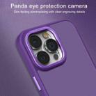 For iPhone 13 Pro All-inclusive TPU Edge Acrylic Back Phone Case(Deep Purple) - 7