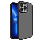 For iPhone 13 Pro All-inclusive TPU Edge Acrylic Back Phone Case(Black) - 1