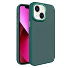 For iPhone 13 All-inclusive TPU Edge Acrylic Back Phone Case(Green) - 1