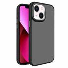 For iPhone 13 All-inclusive TPU Edge Acrylic Back Phone Case(Black) - 1