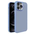 For iPhone 12 Pro Max All-inclusive TPU Edge Acrylic Back Phone Case(Sierra Blue) - 1