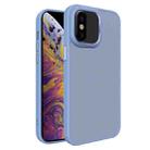 For iPhone X / XS All-inclusive TPU Edge Acrylic Back Phone Case(Sierra Blue) - 1