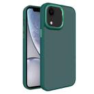 For iPhone XR All-inclusive TPU Edge Acrylic Back Phone Case(Green) - 1