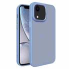 For iPhone XR All-inclusive TPU Edge Acrylic Back Phone Case(Sierra Blue) - 1