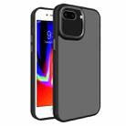 For iPhone 8 Plus / 7 Plus All-inclusive TPU Edge Acrylic Back Phone Case(Black) - 1